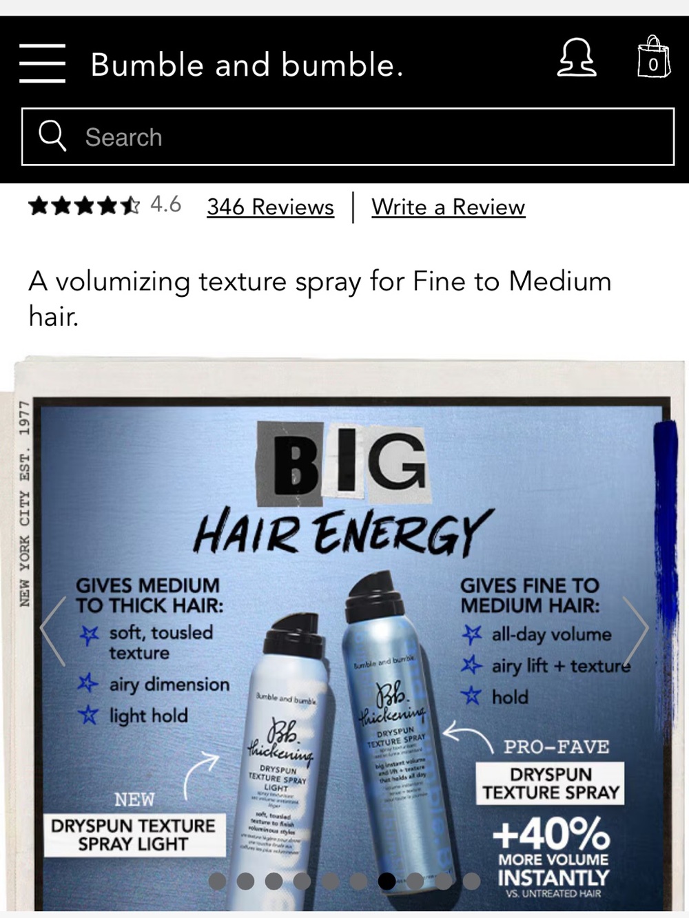Volume shampoo & texture spray bundle - Picture 15 of 16